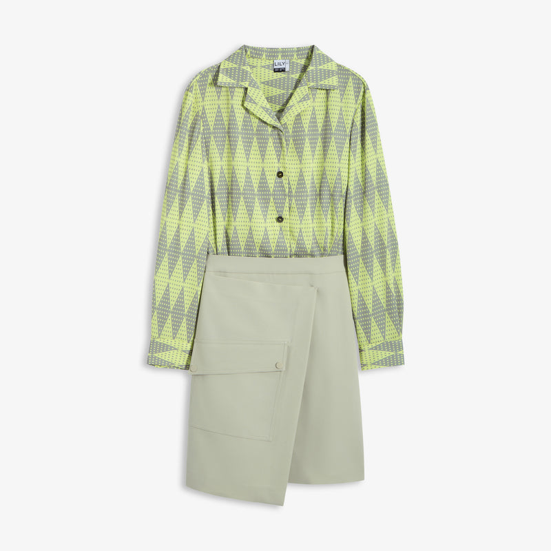 Lily - Robe - Gris Clair