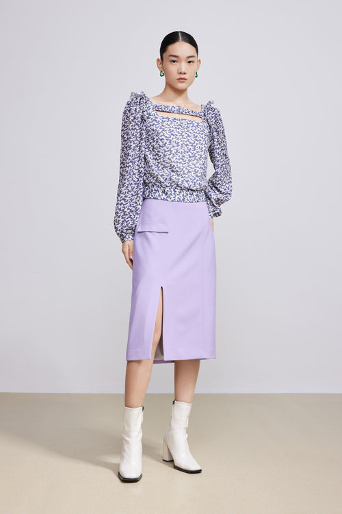 Lily - Haut - Violet Glacé Foncé