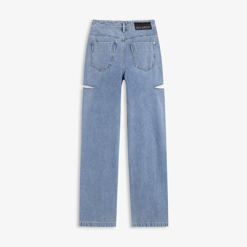 Lily - Pantalon - Denim Bleu