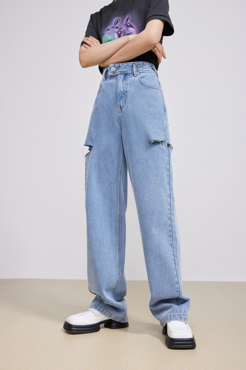 Lily - Pantalon - Denim Bleu