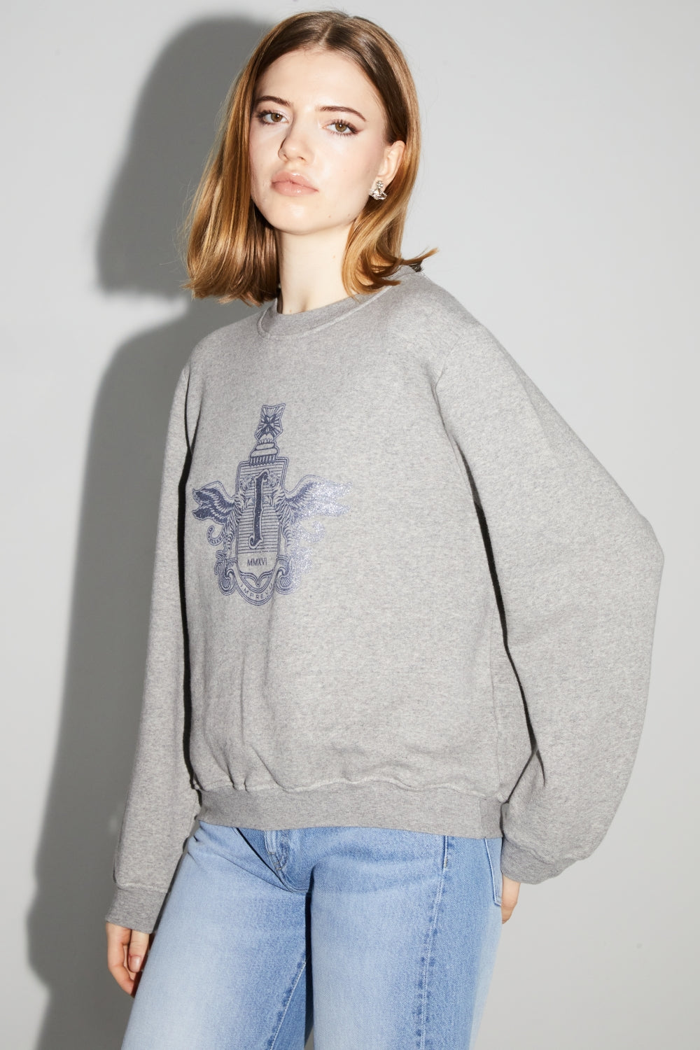 Le Sweatshirt Eddie Broderie Leo Black