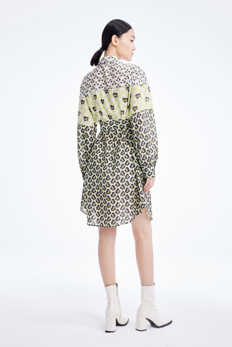 Lily - Robe - Vert Fluo