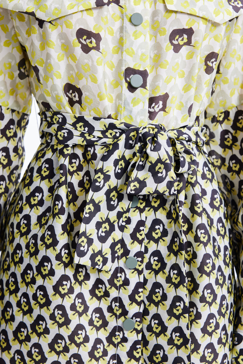 Lily - Robe - Vert Fluo