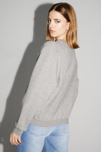 Le Sweatshirt Eddie Broderie Leo Black