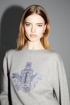 Le Sweatshirt Eddie Broderie Leo Black