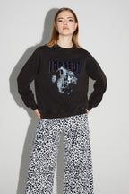 Sweatshirt Eddie Black Tiger Fabriqué Au Portugal