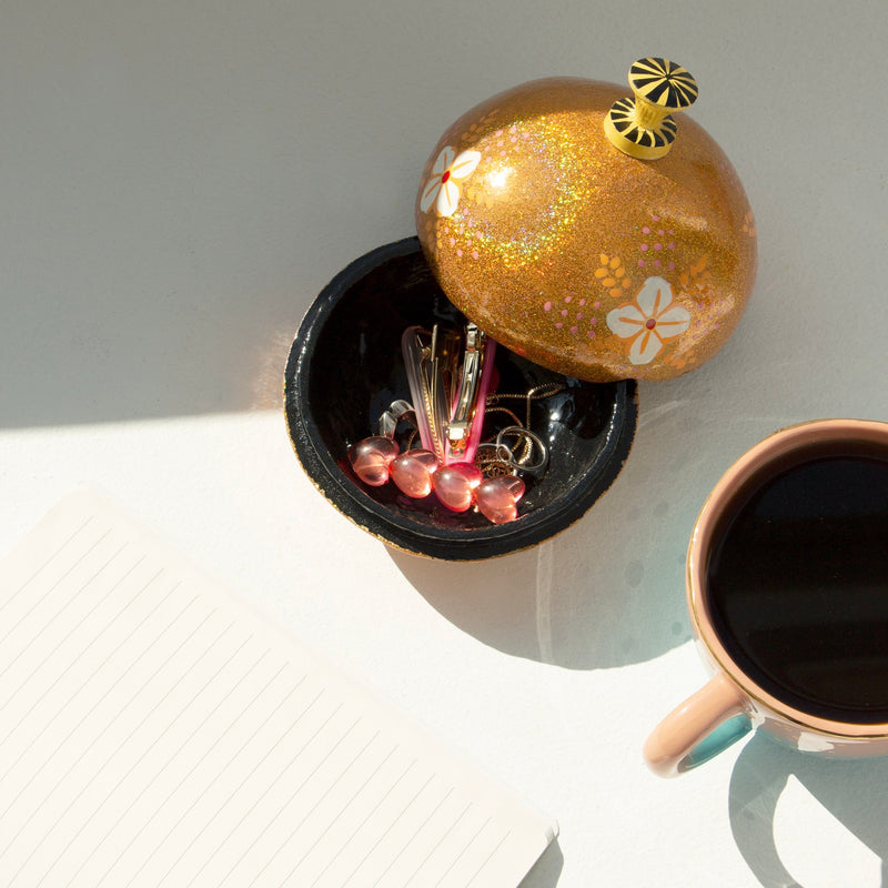 Boîte Mumbai - Doré