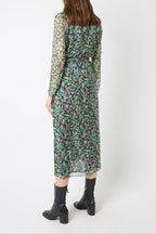 Edward Monaco Dress - print GREEN