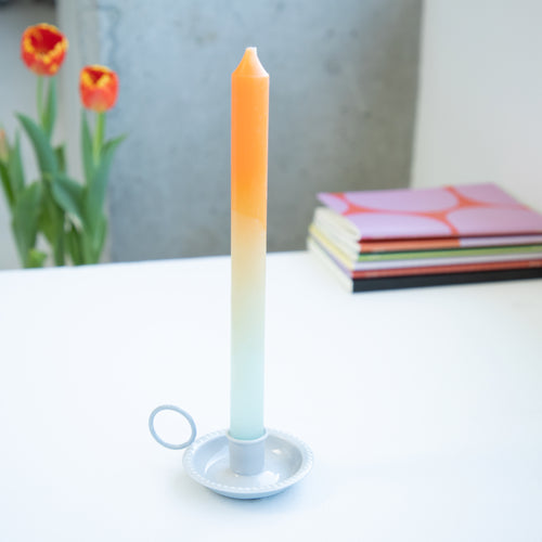 Porte-Bougies Gris Classique