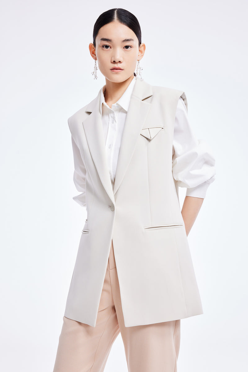 Lily - Gilet - Beige Clair