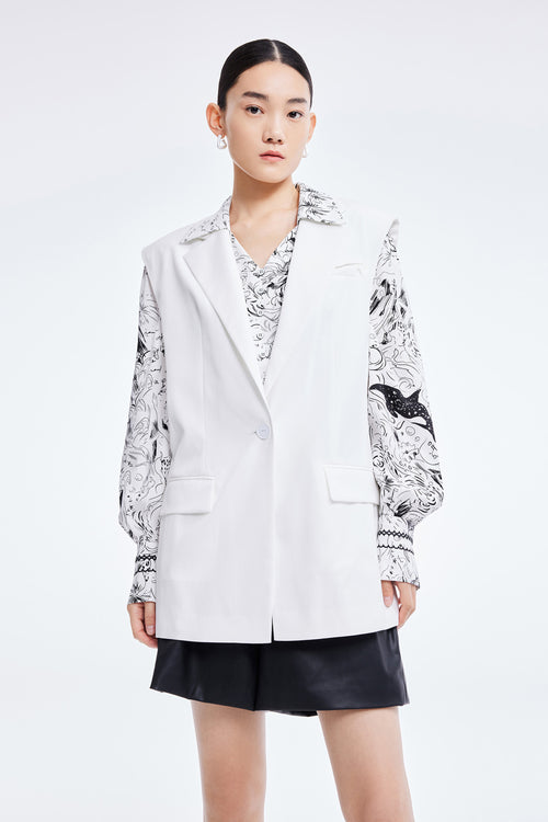 Lily - Gilet - Blanc