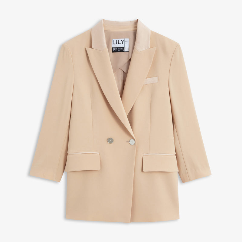 Lily - Blazer - Gris Kaki