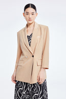 Lily - Blazer - Gris Kaki