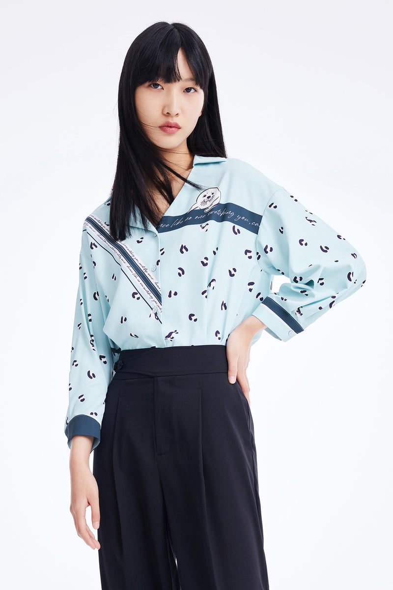 Lily - Chemise - Bleue