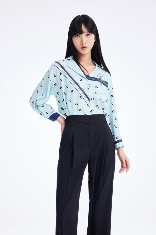 Lily - Chemise - Bleue