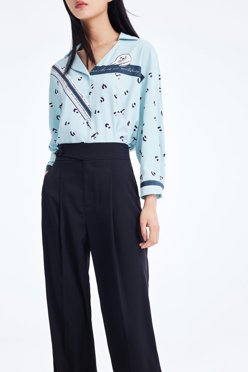 Lily - Chemise - Bleue