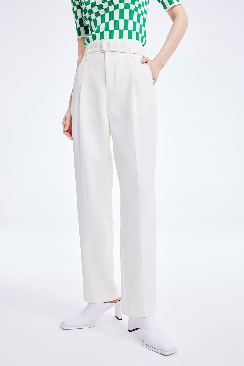 Lily - Pantalon - Blanc Laiteux