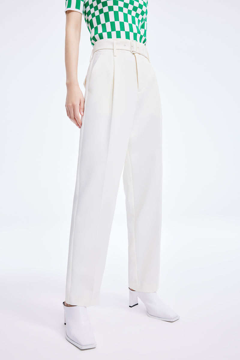 Lily - Pantalon - Blanc Laiteux