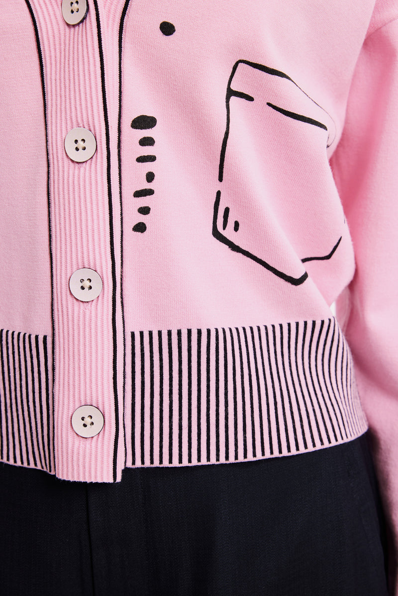 Lily - Tricots - Rose Foncé