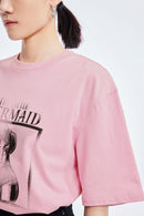 T-Shirt Lily - Rose Foncé