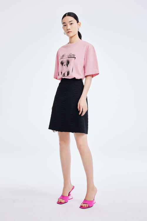 T-Shirt Lily - Rose Foncé