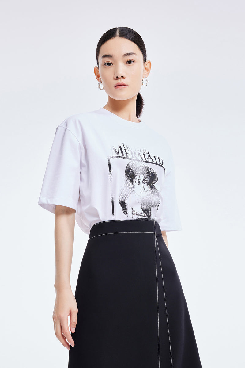 T-Shirt Lily - Blanc