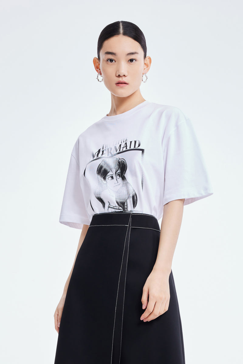 T-Shirt Lily - Blanc