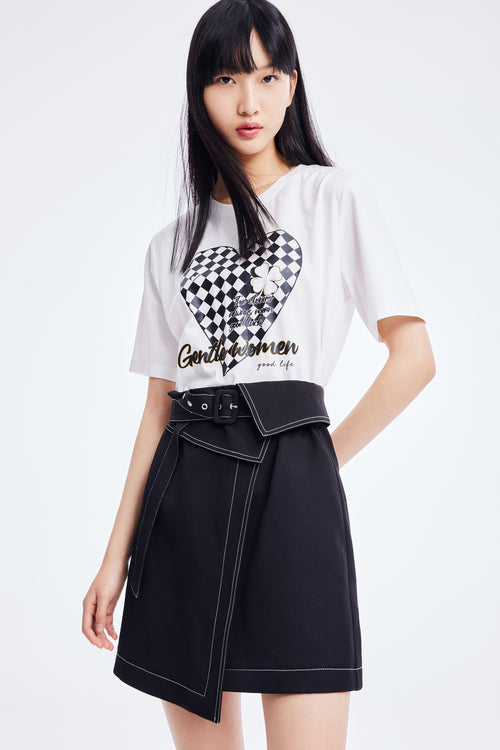 T-Shirt Lily - Blanc