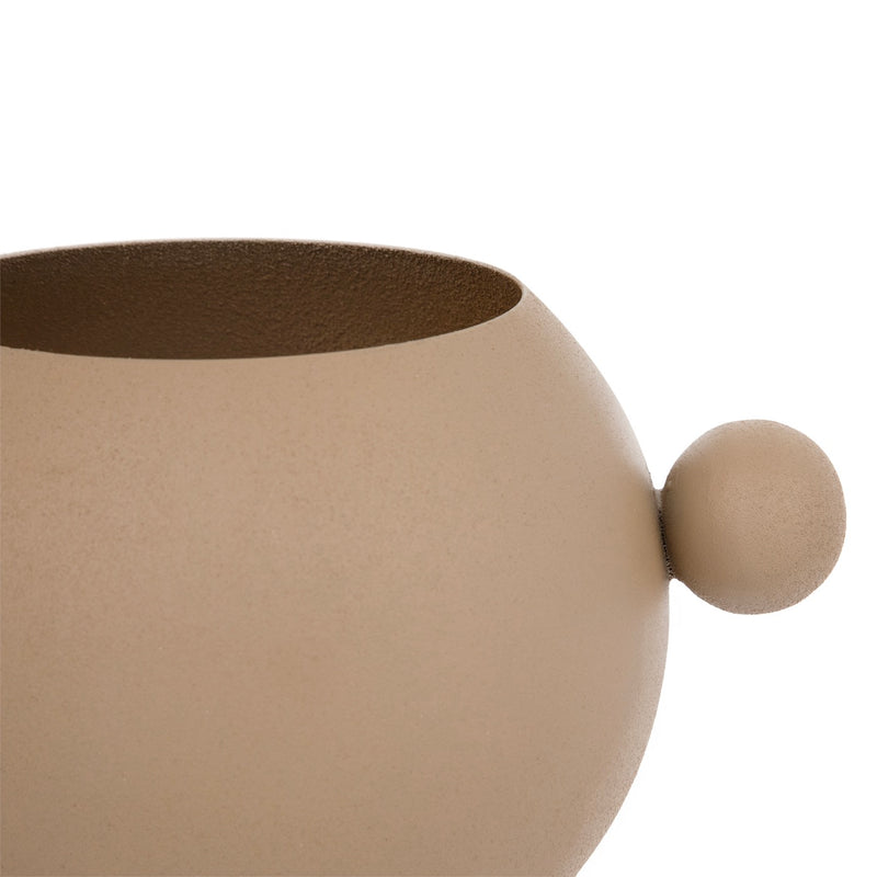 Vase Rond - Marron