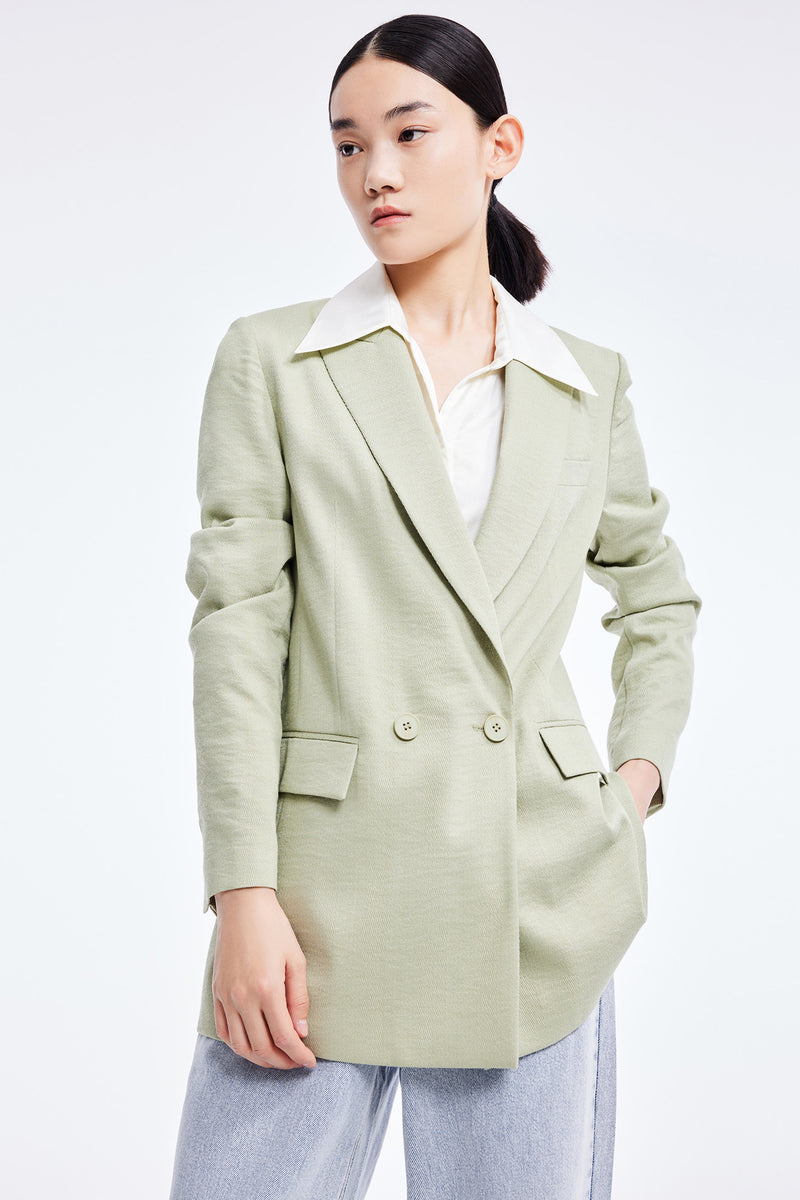 Lily - Blazer - Vert Turquoise