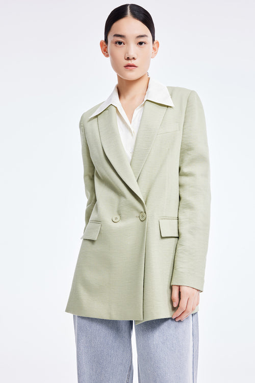 Lily - Blazer - Vert Turquoise