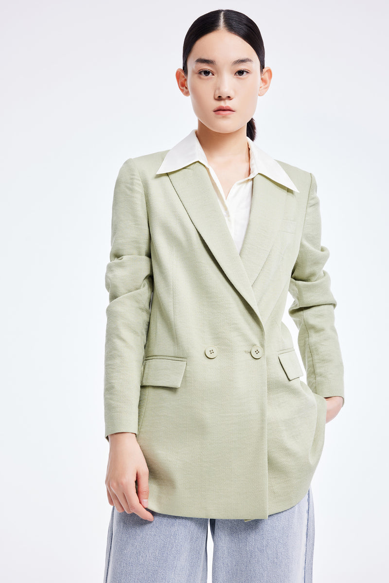 Lily - Blazer - Vert Turquoise