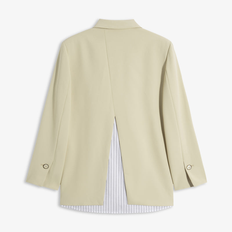 Lily - Blazer - Jaune Crème
