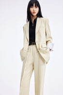 Lily - Blazer - Jaune Crème