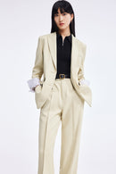 Lily - Blazer - Jaune Crème