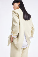 Lily - Blazer - Jaune Crème