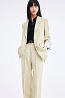 Lily - Blazer - Jaune Crème