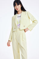 Lily - Blazer - Jaune Clair