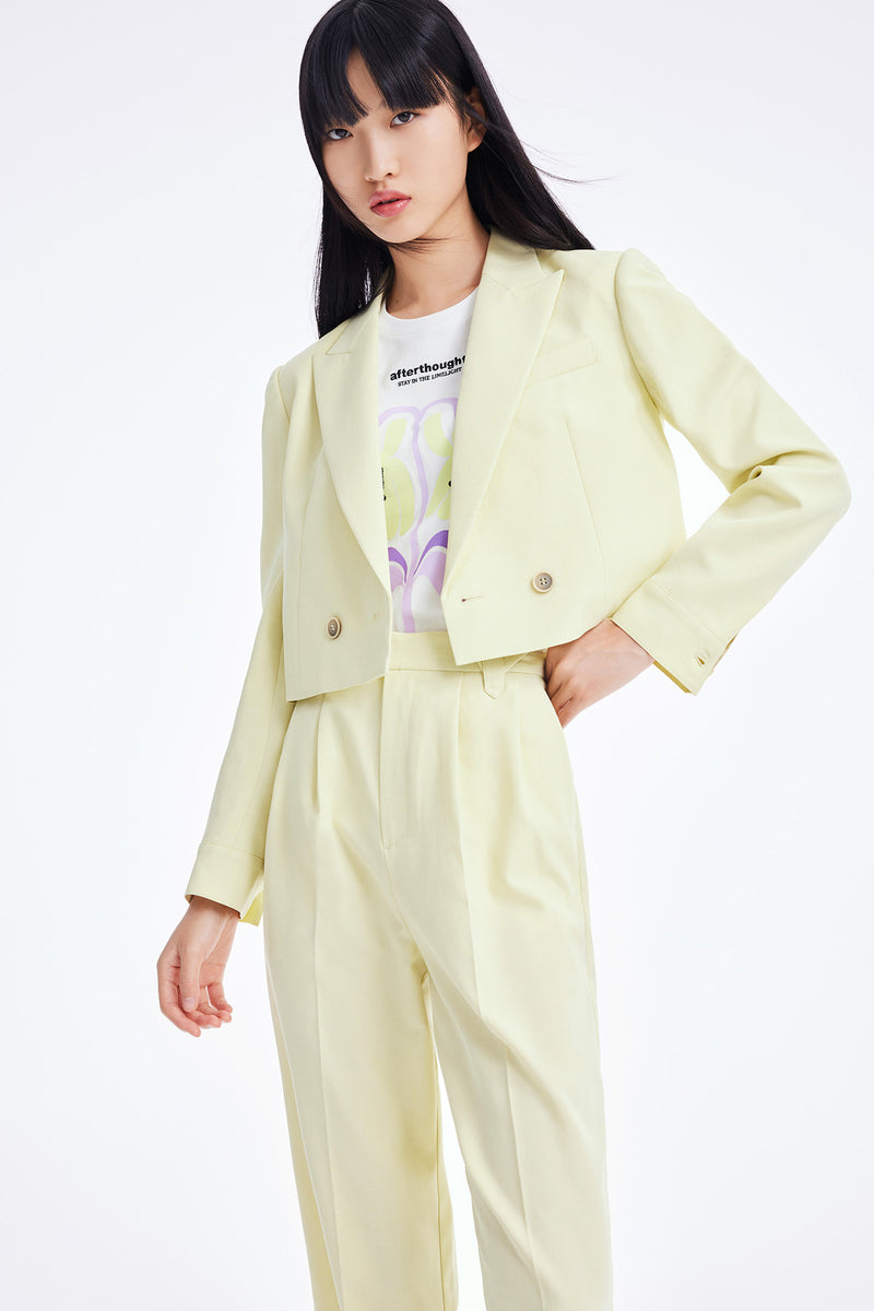 Lily - Blazer - Jaune Clair