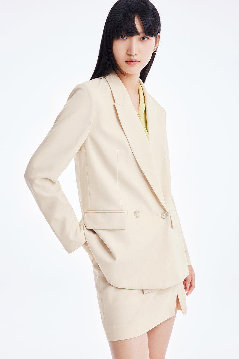 Lily - Blazer - Beige
