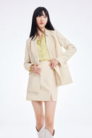 Lily - Blazer - Beige