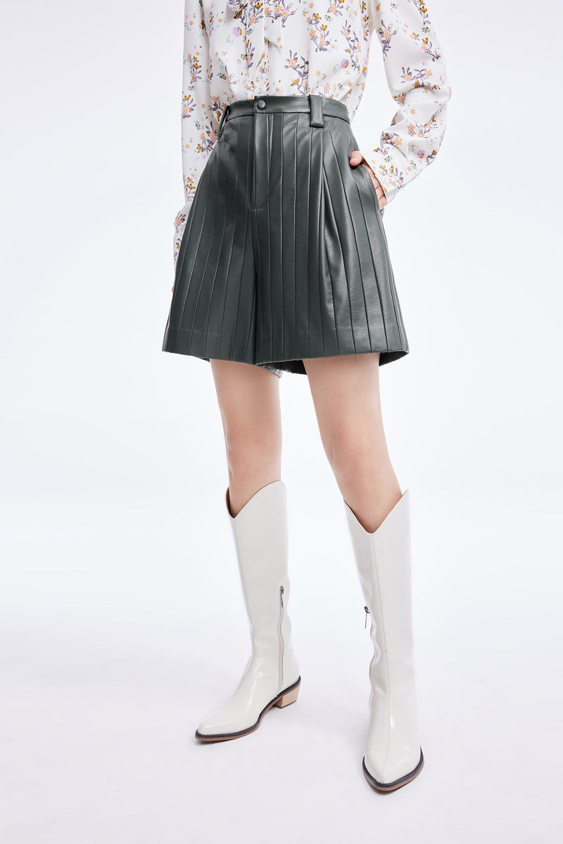 Lily - Short - Gris Vert