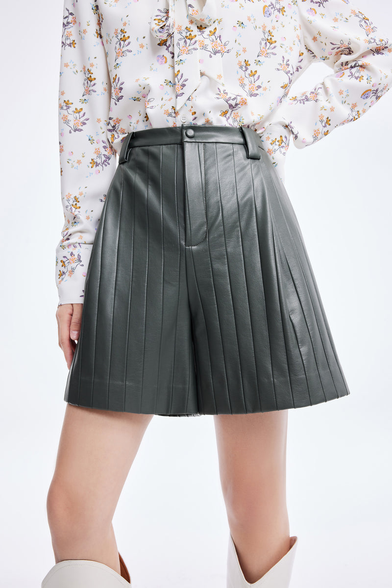 Lily - Short - Gris Vert