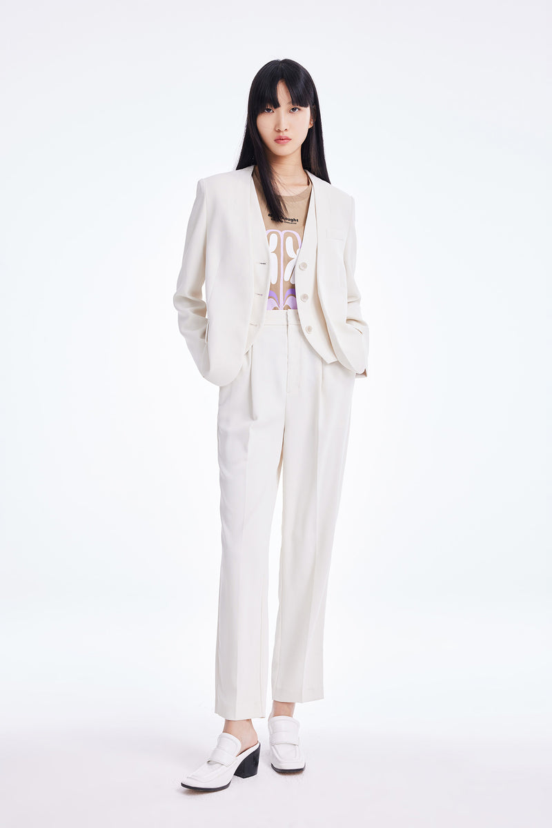 Lily - Pantalon - Blanc Cassé