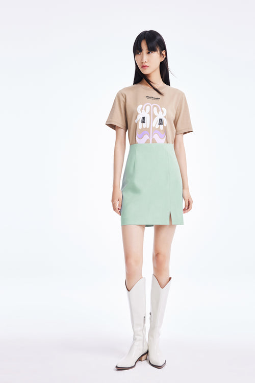 Lily - Jupe - Vert Glace