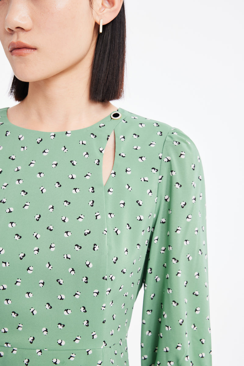 Lily - Robe - Gris Vert