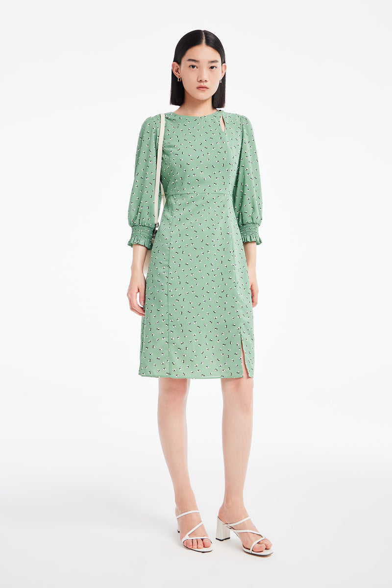 Lily - Robe - Gris Vert