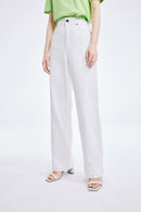 Lily - Pantalon - Blanc