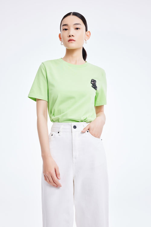 Lily - Haut - Vert D'Eau