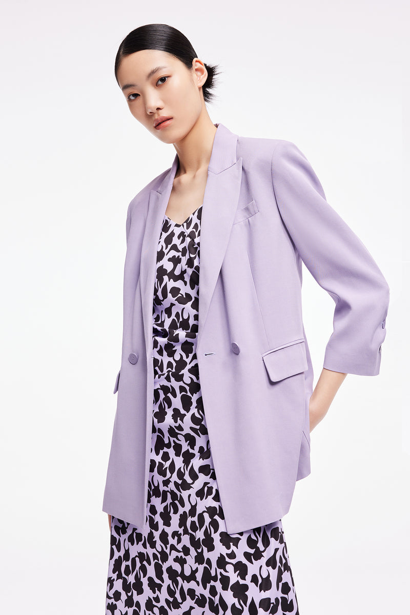 Lily - Blazer - Gris Violet